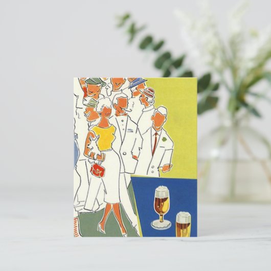 CRUISE PARTY INVITATION FAMILIENWOHNUNG! EINLADUNG (Stehend Vorderseite)