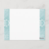 Cruise Party Theme Blue Tischnummer Cards (Rückseite)