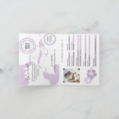 Cruise Passport Hochzeit Einladung (Innenseite)