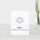 Cruise Passport Hochzeit Einladung (Rückseite)