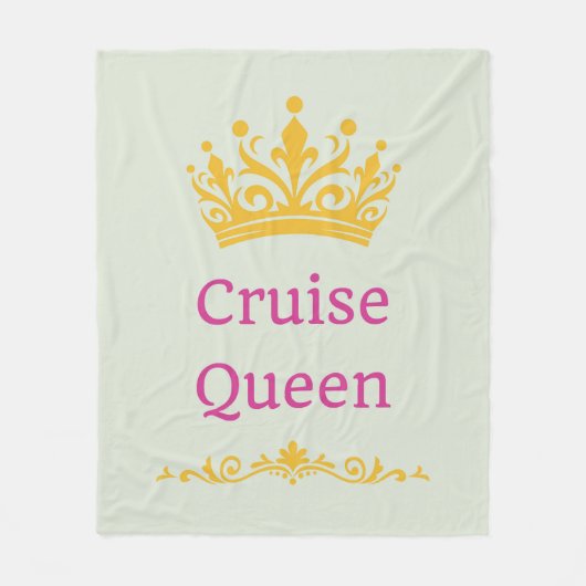 Cruise Queen Fleecedecke (Vorderseite)