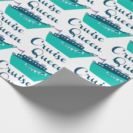 Cruise Queen Geschenkpapier (Ecke)