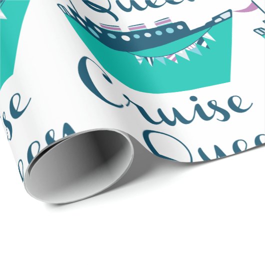 Cruise Queen Geschenkpapier (Rolleneckpunkt)