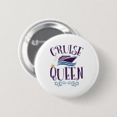 Cruise Queen Niedlich Cruise Women Button (Vorne & Hinten)