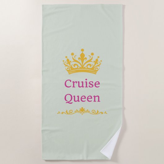 Cruise Queen Strandtuch (Vorderseite)