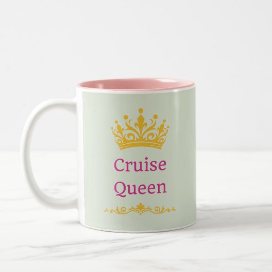Cruise Queen Zweifarbige Tasse (Links)