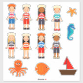 CRUISE SAILORS AUFKLEBER (Blatt)