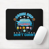 Cruise Ship Calories Don't Count Cruising Foodie Mousepad (Mit Mouse)