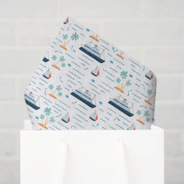 Cruise Ship Decoupage Seidenpapier