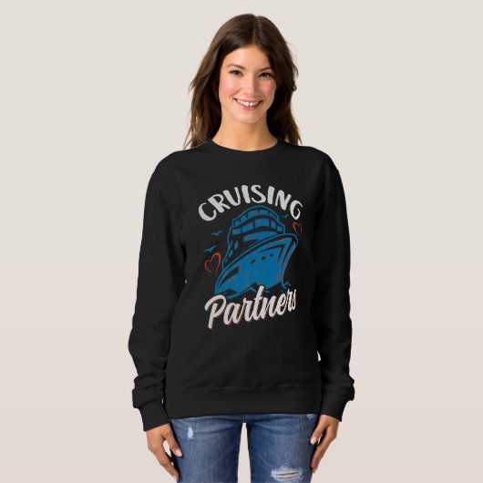 Cruise Ship Friends Vacay Cruising Partners Sweatshirt (Vorne ganz)