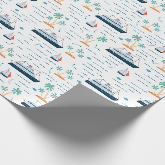 Cruise Ship Geschenkpapier (Ecke)