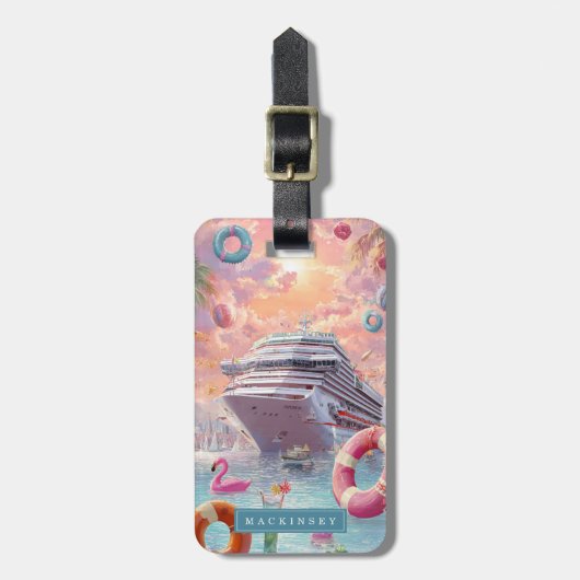 Cruise Ship Luggage Tag Gepäckanhänger (Vorderseite vertikal)