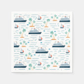 Cruise Ship Paper Serviette (Vorderseite)