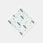 Cruise Ship Paper Serviette (Ecke)