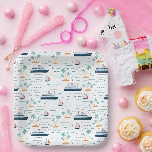 Cruise Ship Pappteller (Party)