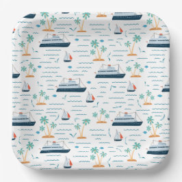 Cruise Ship Pappteller