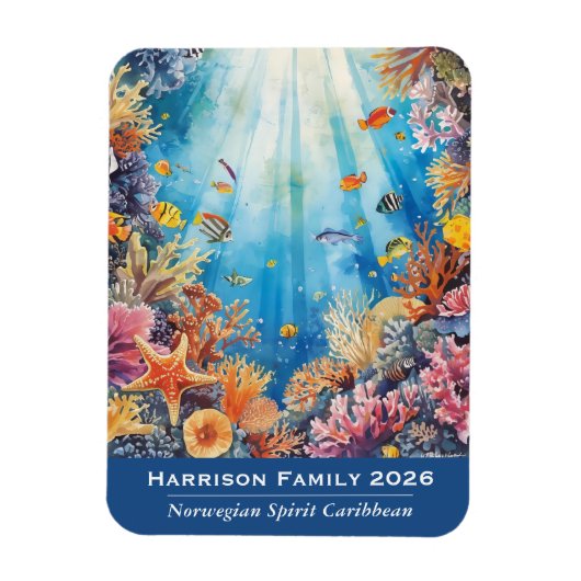 Cruise Ship Stateroom Magnet (Vertikal)