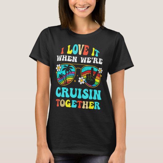 Cruise Ship Vacation Friends Buddies Couples Girl T-Shirt (Vorderseite)