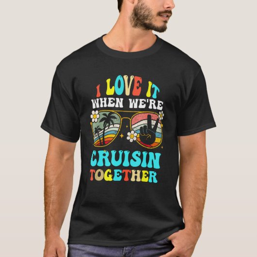 Cruise Ship Vacation Friends Buddies Couples Girl  T-Shirt (Vorderseite)