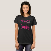 Cruise Ship Vacation Girl Warning This Person May  T-Shirt (Vorne ganz)