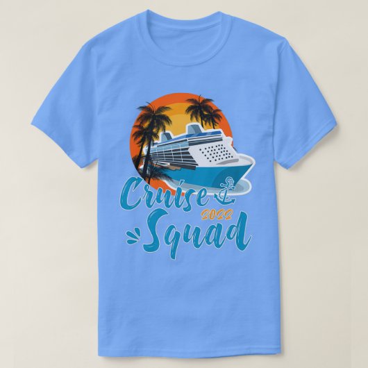 Cruise Squad 2022 Familienschiff Vacatio T-Shirt (Design vorne)