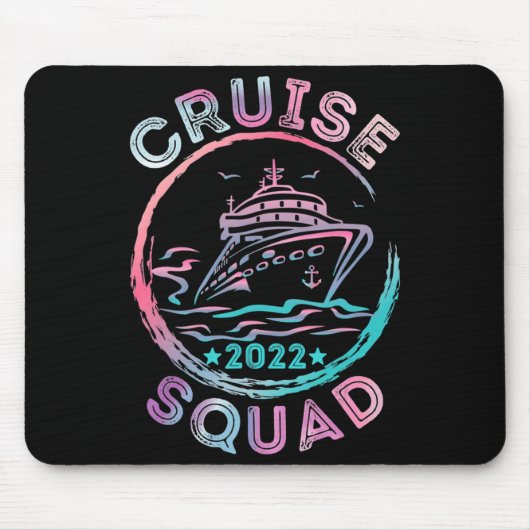 Cruise Squad 2022 Matching Family Group mit Ancho Mousepad (Vorne)