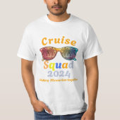 Cruise Squad 2024 Cruising Vacation Men T - Shirt (Vorderseite)