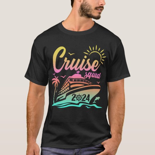 Cruise Squad 2024 Family Trip Matching T-Shirt (Vorderseite)