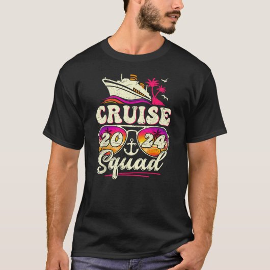 Cruise Squad 2024 Family Vacation Matching Family T-Shirt (Vorderseite)
