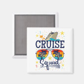 Cruise Squad 2024 Kreuzfahrtplatz Magnet (Vorderseite/Rückseite)