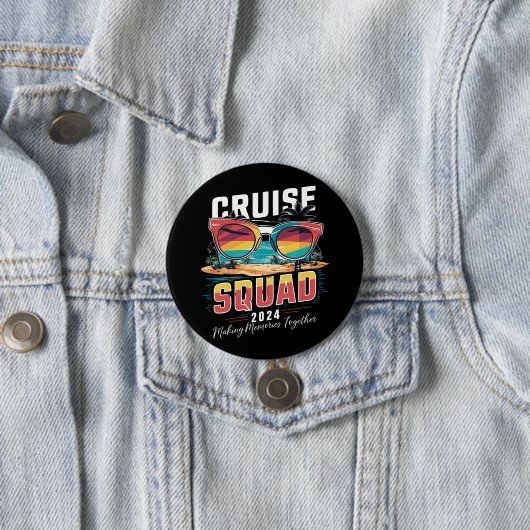Cruise Squad 2024 Sommerferien Matching Family Button (Beispiel)
