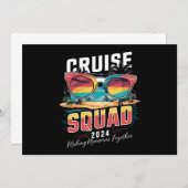 Cruise Squad 2024 Sommerferien Matching Family Einladung (Vorne/Hinten)