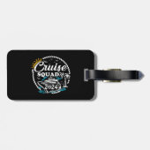 Cruise Squad 2024 Sommerferien Matching Family Gepäckanhänger (Rückseite horizontal)