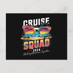 Cruise Squad 2024 Sommerferien Matching Family Postkarte