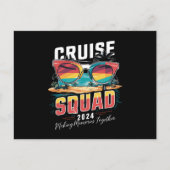 Cruise Squad 2024 Sommerferien Matching Family Postkarte (Vorderseite)