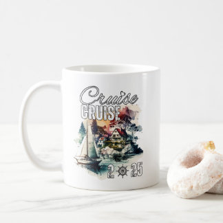Cruise Squad 2025 Familienurlaub Kaffeetasse