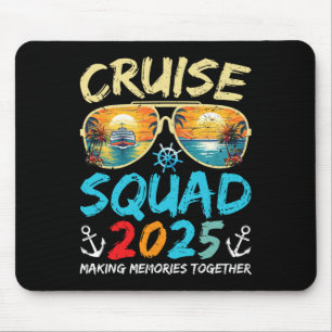 Cruise Squad 2025 Family Group Matching Cruising V Mousepad