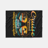 Cruise Squad 2025 Family Group Matching Summer Vac Fleecedecke (Vorderseite (Horizontal))