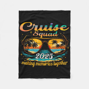 Cruise Squad 2025 Family Group Matching Summer Vac Fleecedecke