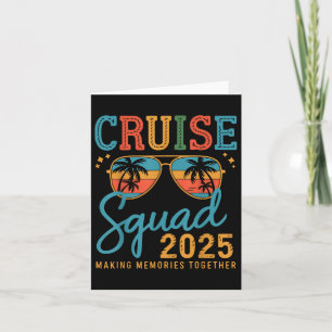 Cruise Squad 2025 Family Group Matching Summer Vac Karte
