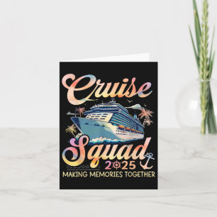 Cruise Squad 2025 Family Group Matching Summer Vac Karte