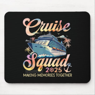 Cruise Squad 2025 Family Group Matching Summer Vac Mousepad