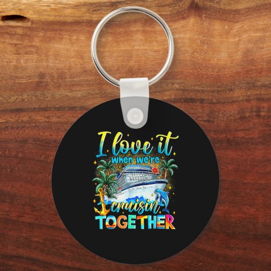 Cruise Squad 2025 Family Group Matching Summer Vac Schlüsselanhänger (Vorderseite)