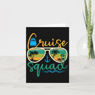 Cruise Squad 2025 Family Vacation Beach Matching G Karte