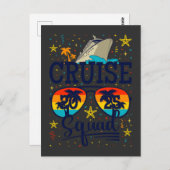 Cruise Squad 2025 Kreuzfahrt Postkarte (Vorne/Hinten)