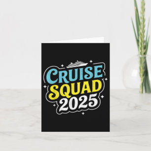 Cruise Squad 2025 Matching Family Group Summer Vac Karte