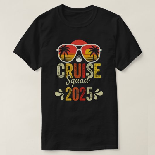 Cruise Squad 2025 Matching Summer Vacation Family T-Shirt (Design vorne)