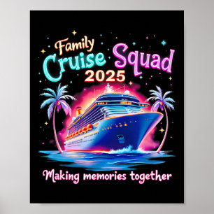 Cruise Squad 2025 Sommerferien Matching Cruise Poster