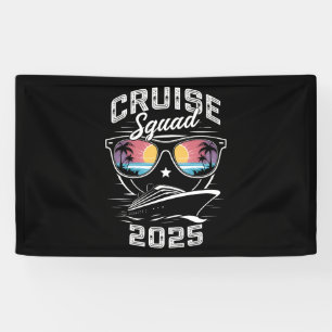 Cruise Squad 2025 Sommerferien Matching Family Banner