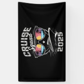 Cruise Squad 2025 Sommerferien Matching Family Banner (Vertikal)